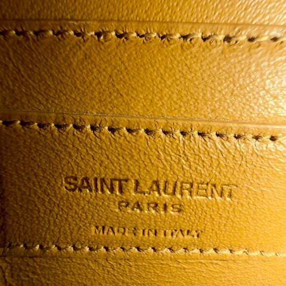 SAINT LAURENT Smooth Calfskin Mini Manhattan Shoulder Bag in Tabac Brown - Picture 13 of 13